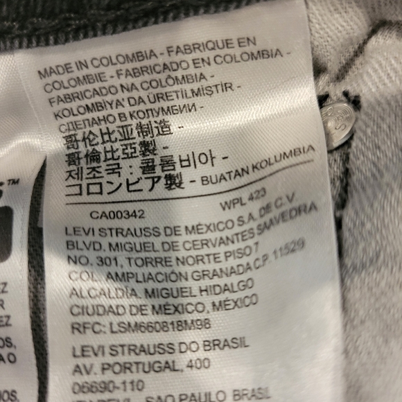 Mens Levi Strauss Jeans W32 L36 Boot Cut - Picture 8 of 9